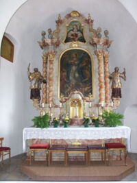 Hochaltar Kirche Moosthenning 2003