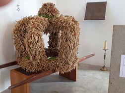 Erntekrone zum Erntedankfest